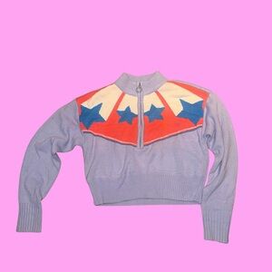 Urban outfitters cropped quarter zip